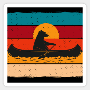 River kayak Sticker